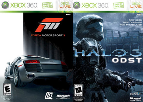 Forza Motorsport 3 & Halo 3 ODST (Obsolete)