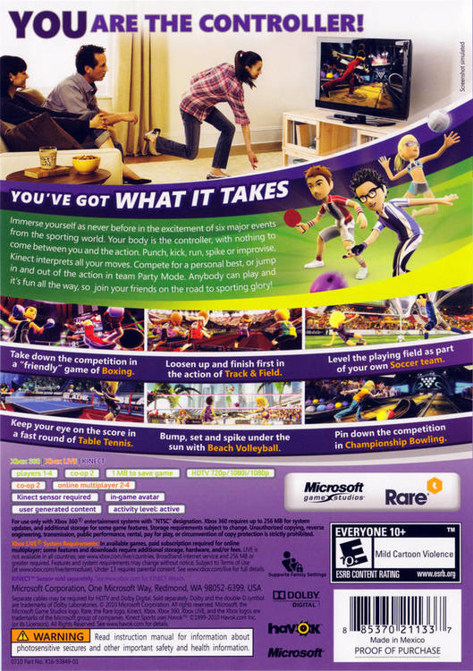 Kinect Sports (used)