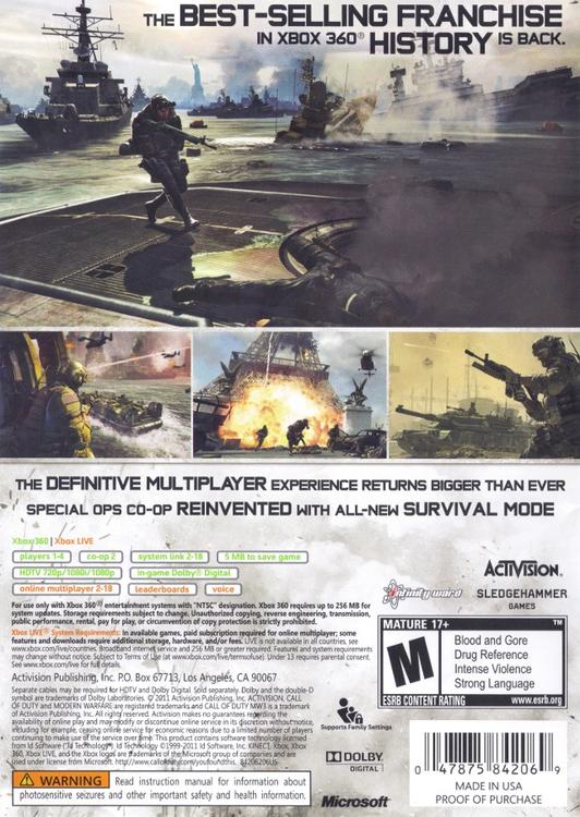 Call of Duty - Modern Warfare 3 (used)