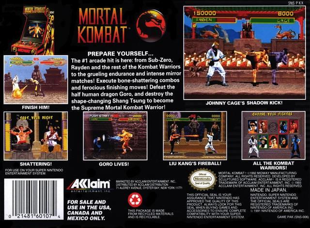 Mortal Kombat (used)