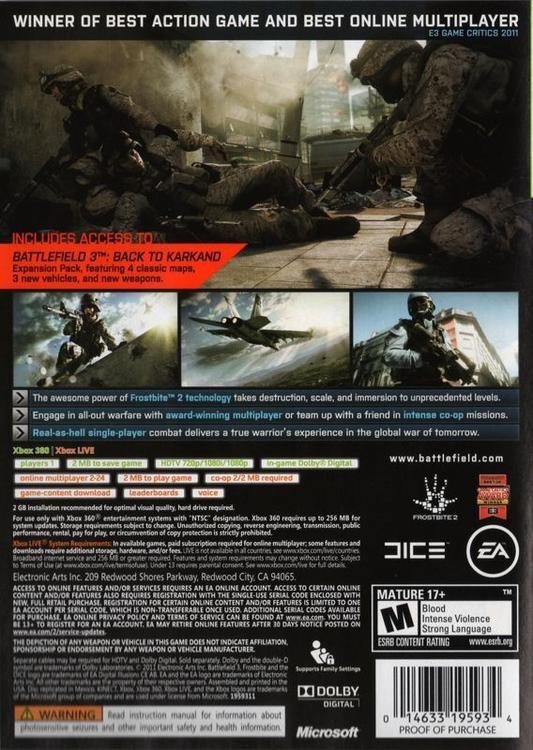 Battlefield 3 - Premium Edition (used)