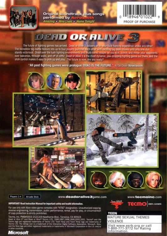 Dead or Alive 3 (used)