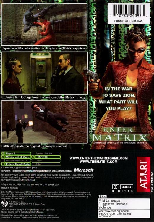 Enter the Matrix (used)