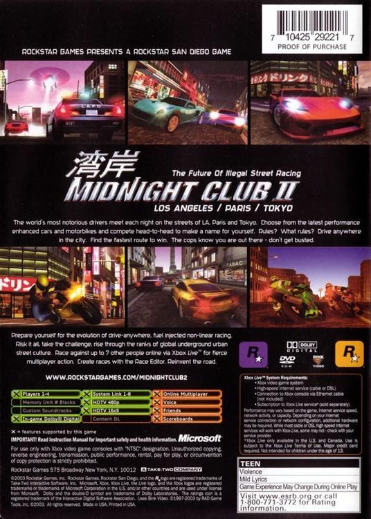 Midnight Club II (used)