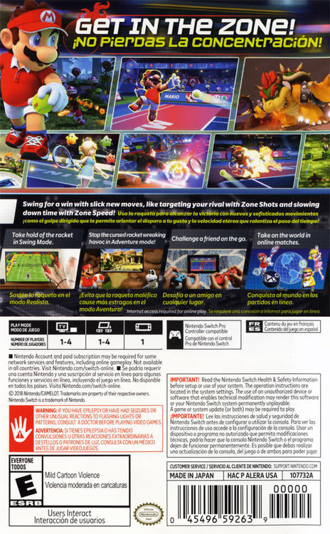 Mario Tennis Aces (used)