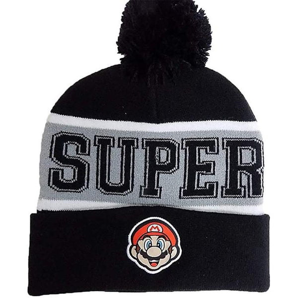 Super Mario Bros. beanie black with mario