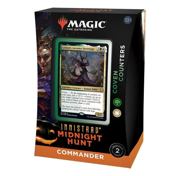 Magic The Gathering - Commander Deck  -  Innistrad Midnight Hunt  -  Coven Counters