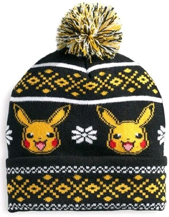 Pokémon beanie - Pikachu black and yellow