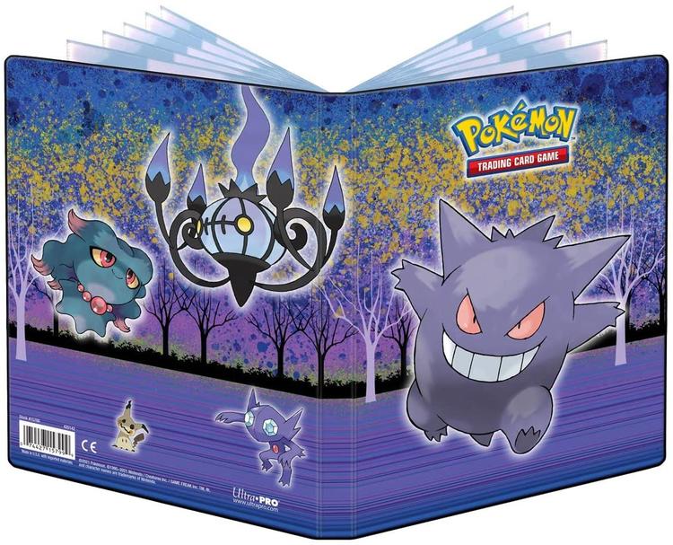 Ultra Pro - Portfolio 4 pochettes - 80 emplacements pour cartes standard + 4 emplacements pour grandes cartes  -  Pokémon  -  Haunted Hollow