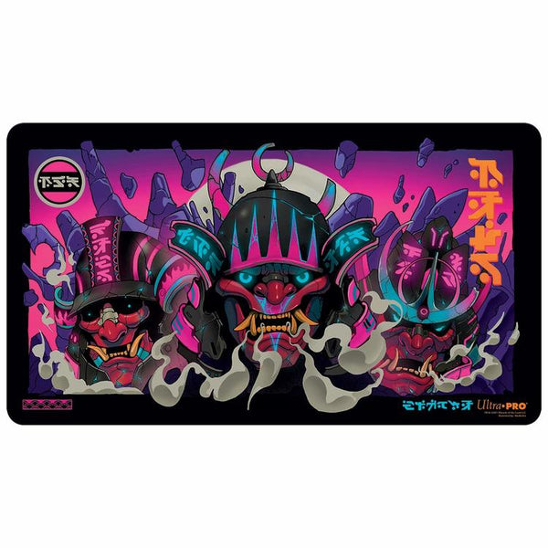 Ultra Pro - Standard Gaming Playmat - Magic The Gathering  -  Kamigawa Neon Dynasty  -  Black Stitched