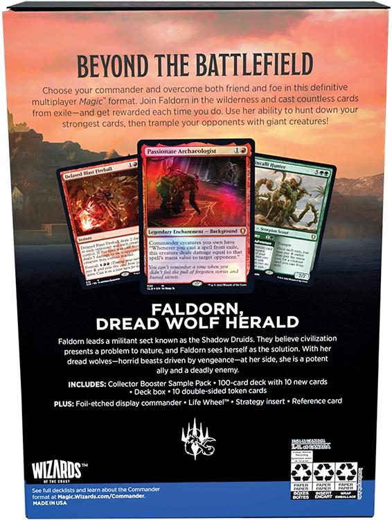 Magic The Gathering - Commander Deck  -  Commander Legends  -  Dungeons & Dragons Battle for Baldur's Gate  -  Exit From Exile