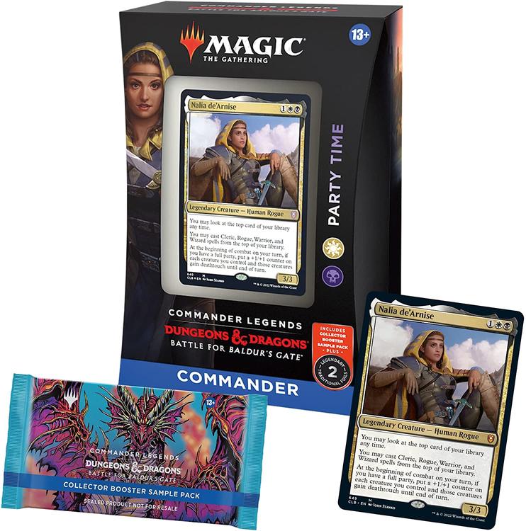 Magic The Gathering - Commander Deck  -  Commander Legends  -  Dungeons & Dragons Battle for Baldur's Gate  -  Party time