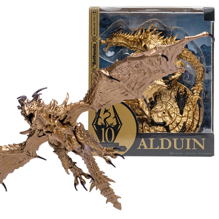 McFarlane - Figurine The Elder Scroll V: Skyrim  -  Alduin Gold