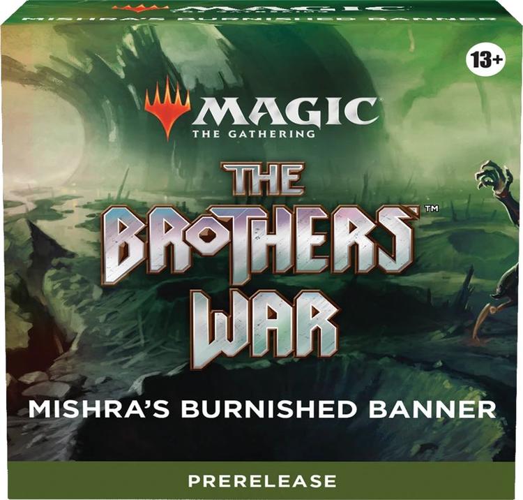 Magic The Gathering - Boîte de Prerelease  -  The Brothers' war  -  Mishra's burnished banner