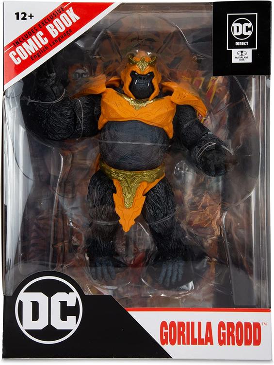 McFarlane - DC Direct - Figurine DC de 22cm  -  The Flash  -  Comic book en anglais inclus  -  Gorilla Grodd