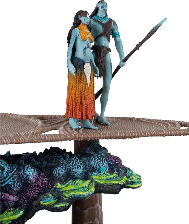 McFarlane - 6.3cm action figure in the world of Pandora - Disney Avatar - Metkayina Reef with Tonowari and Ronal