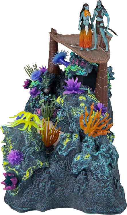 McFarlane - 6.3cm action figure in the world of Pandora - Disney Avatar - Metkayina Reef with Tonowari and Ronal