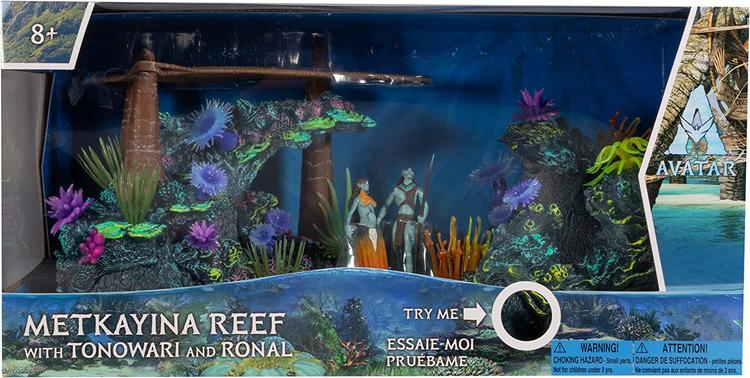 McFarlane - 6.3cm action figure in the world of Pandora - Disney Avatar - Metkayina Reef with Tonowari and Ronal