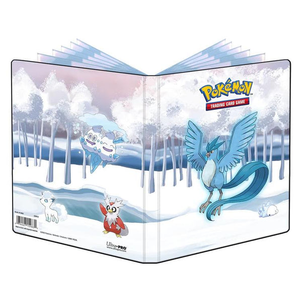 Ultra Pro - Portfolio 4 pochettes - 80 emplacements pour cartes standard + 4 emplacements pour grandes cartes  -  Pokémon  -  Frosted forest