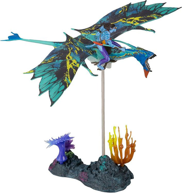 McFarlane - Figurine action de 6.3cm et 20cm  -  Disney Avatar  -  Banshee Rider Neytiri