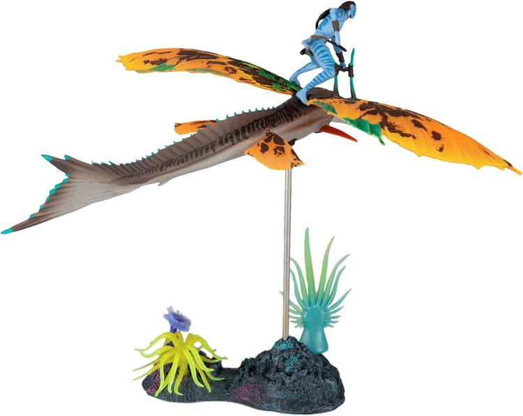 McFarlane - Figurine action de 6.3cm et 20cm  -  Disney Avatar  -  Jake Sully & Skimwing