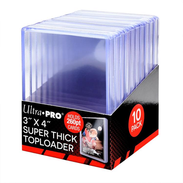 Ultra Pro - TopLoader Package for Standard Card (3" X 4")