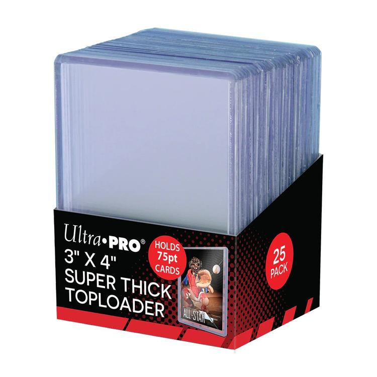 Ultra Pro - TopLoader Package for Standard Card (3" X 4")