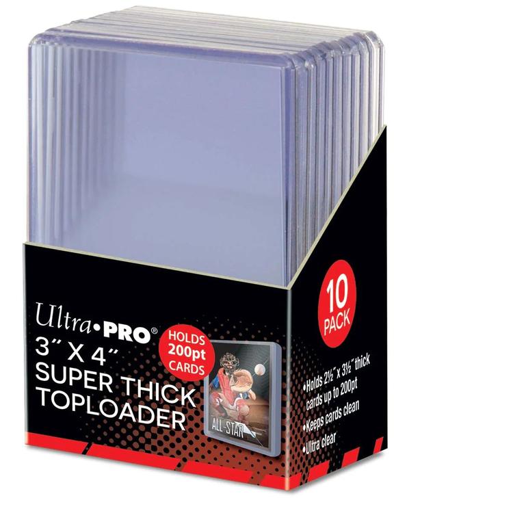 Ultra Pro - TopLoader Package for Standard Card (3" X 4")