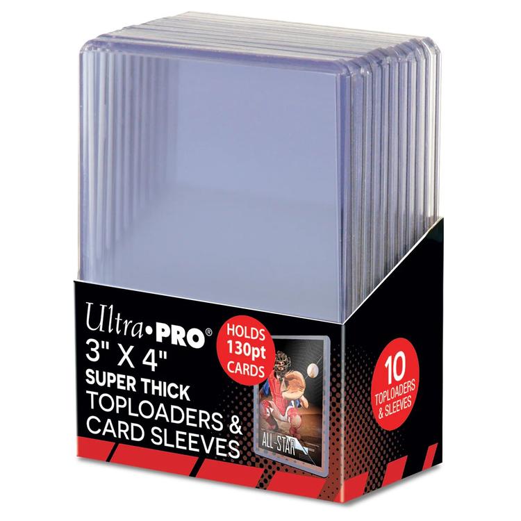 Ultra Pro - TopLoader Package for Standard Card (3" X 4")