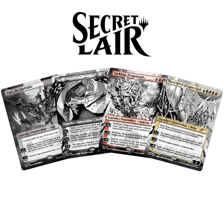 Magic The Gathering - Secret Lair Drop Series  -  More Borderless Planeswalers