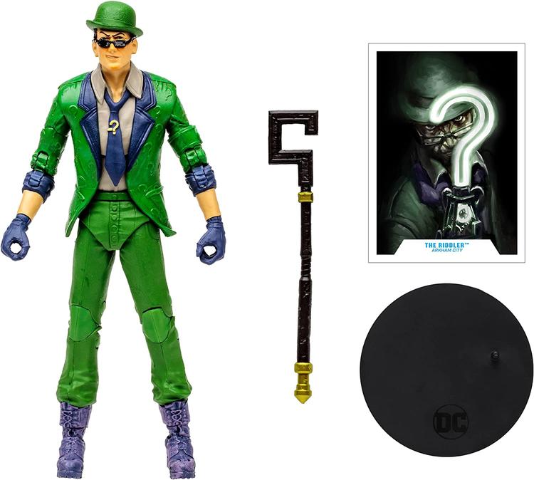 McFarlane - Figurine action de 17.8cm  -  DC Multiverse  -  Batman: Arkham City  -  The Riddler