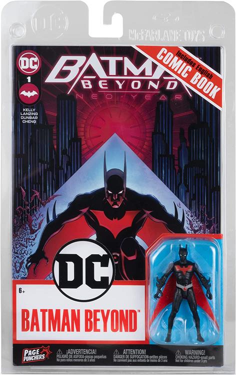 McFarlane - 7.6cm DC figure with English Comic book - Batman Beyond