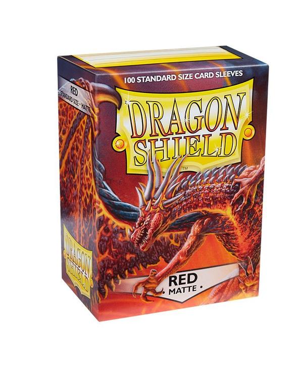 Dragon Shield - 100 standard size card protectors (3" X 4") - Matte