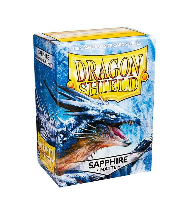 Dragon Shield - 100 standard size card protectors (3" X 4") - Matte