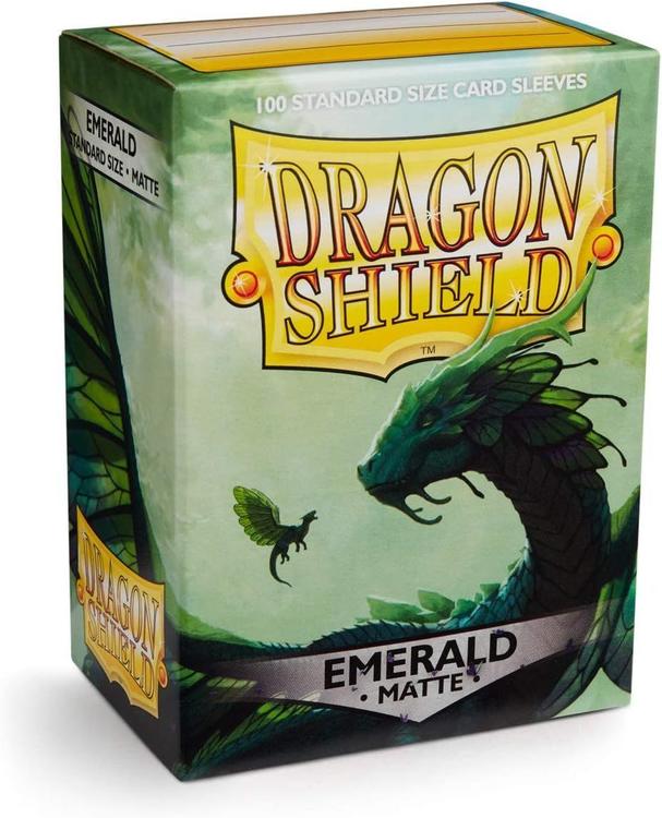 Dragon Shield - 100 standard size card protectors (3" X 4") - Matte