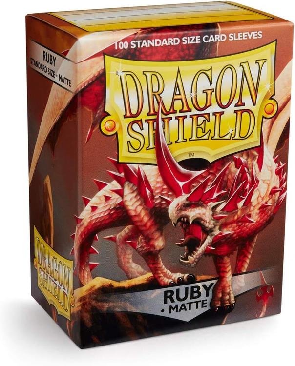 Dragon Shield - 100 standard size card protectors (3" X 4") - Matte