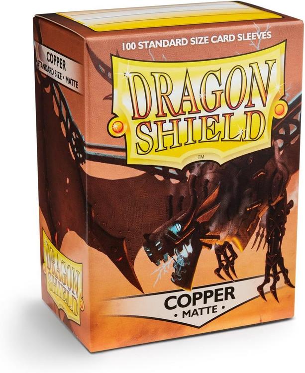 Dragon Shield - 100 standard size card protectors (3" X 4") - Matte