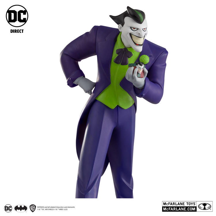 McFarlane - DC Direct - Figurine statue de 19cm  -  The Joker Purple Craze par Bruce Timm