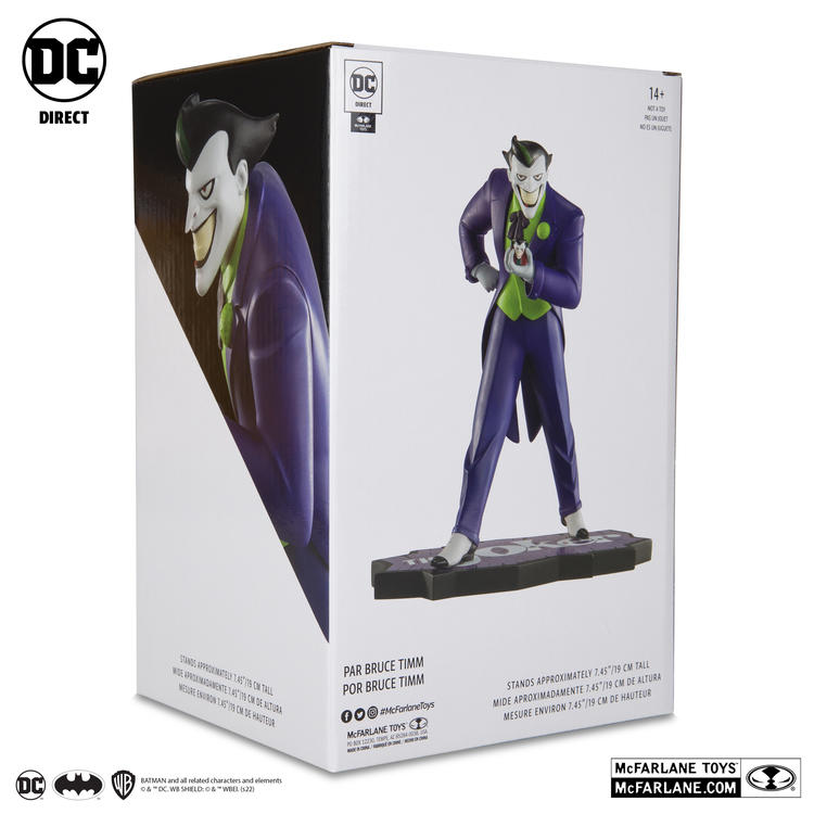 McFarlane - DC Direct - Figurine statue de 17.8 cm  -  The Joker Purple Craze par Bruce Timm