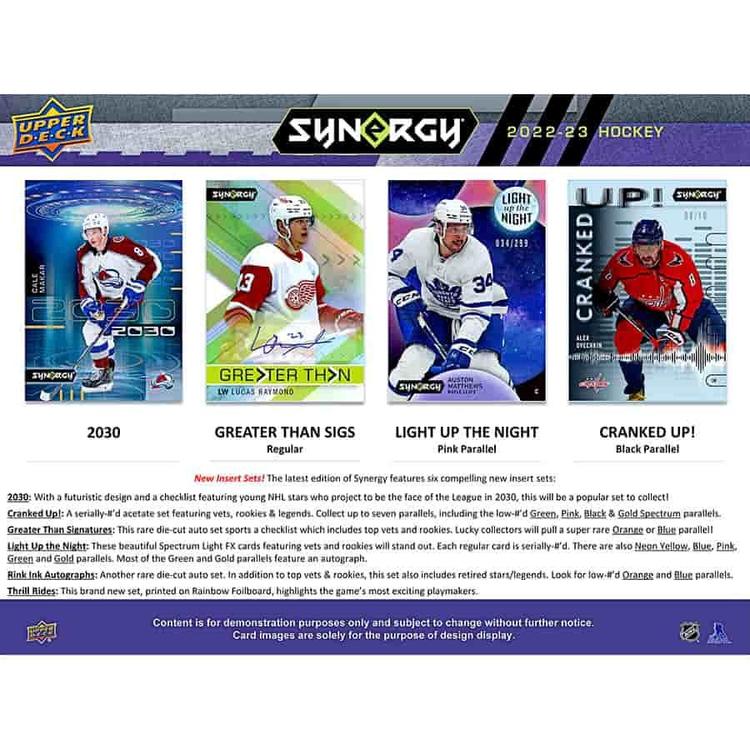 Upper Deck - Booster Hobby - 2022-23 Synergy Hockey