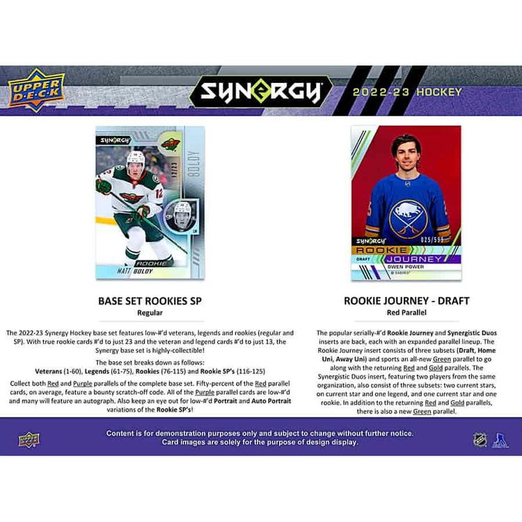 Upper Deck - Booster Hobby - 2022-23 Synergy Hockey