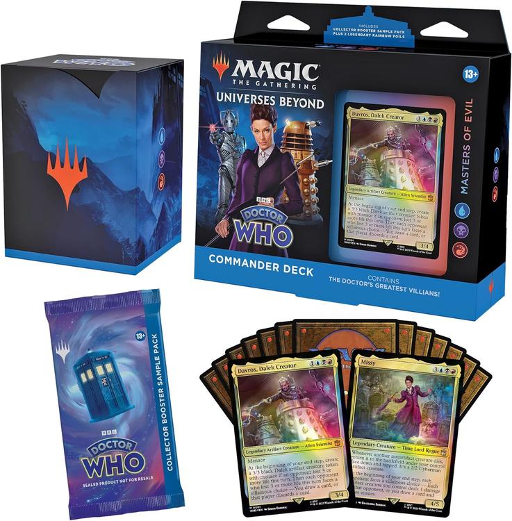 Magic The Gathering - Commander Deck  -  Universes Beyond  -  Doctor Who