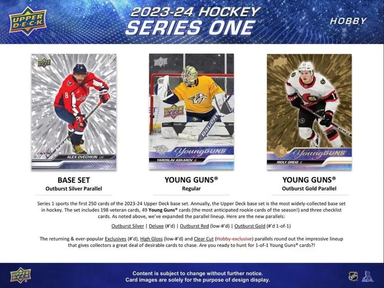 Upper Deck - Booster Hobby - 2023-24 Hockey Series One